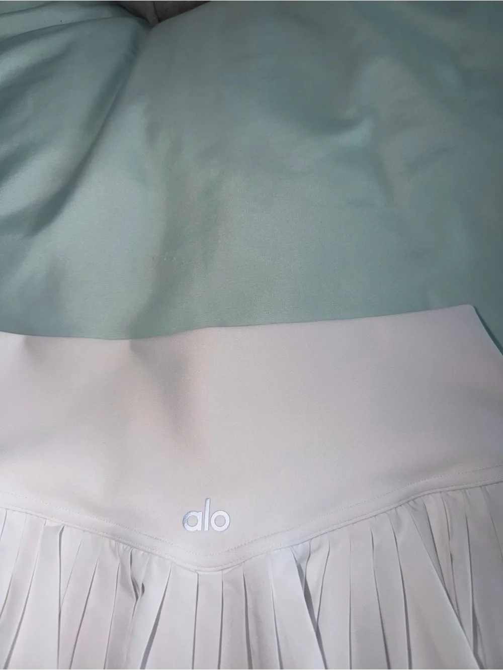 Alo Yoga Grand Slam Tennis Skirt Pleated White